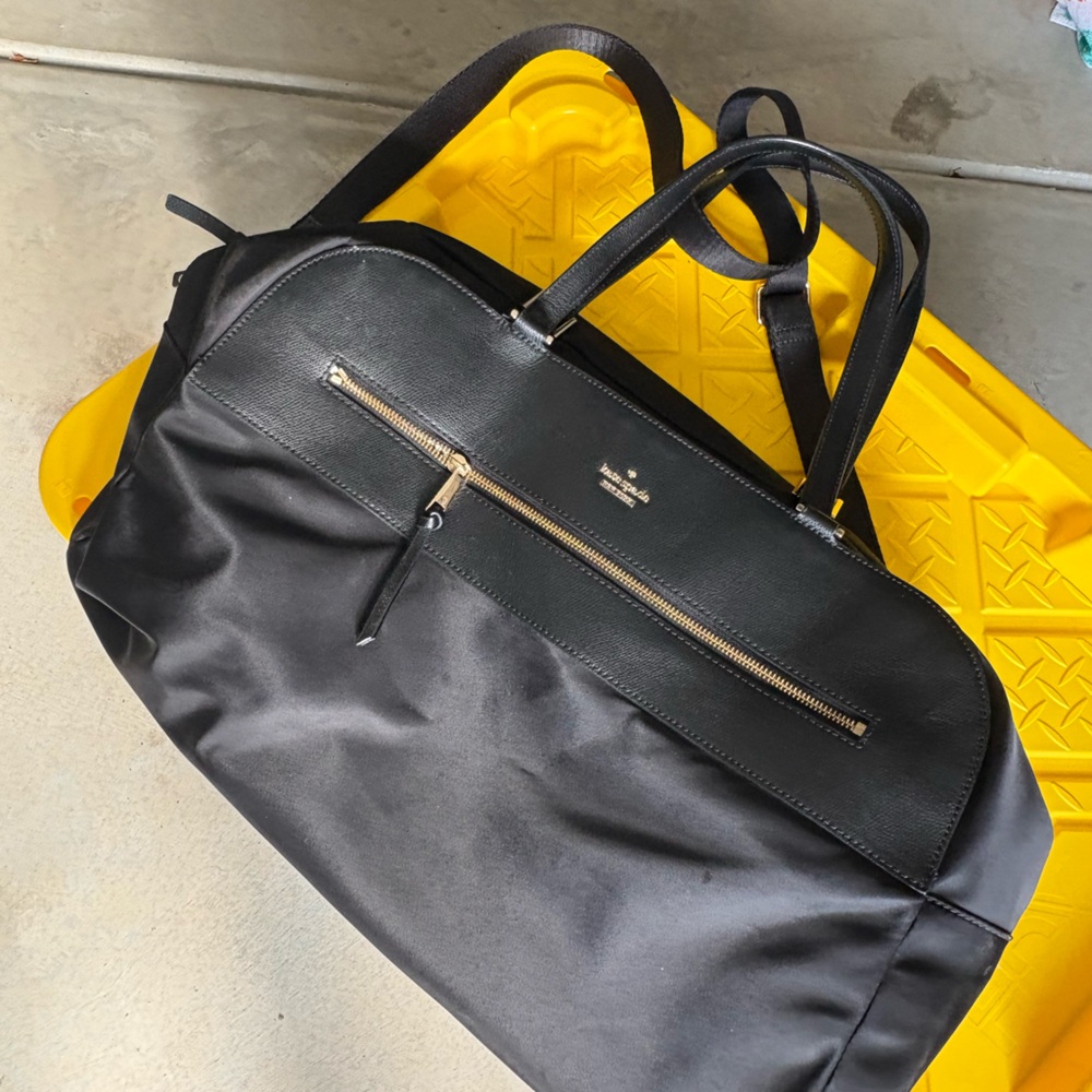 Kate Spade Black Travel Duffle Bag